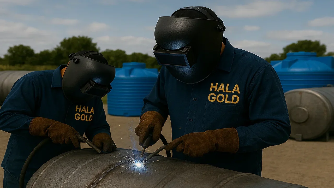 الصفحة الرئيسية 11 لحام خزان حديد في جازان